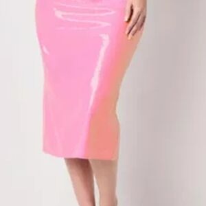 🩷NEW St. John's Bay Pink Midi Pencil Skirt for Night Out #fashion